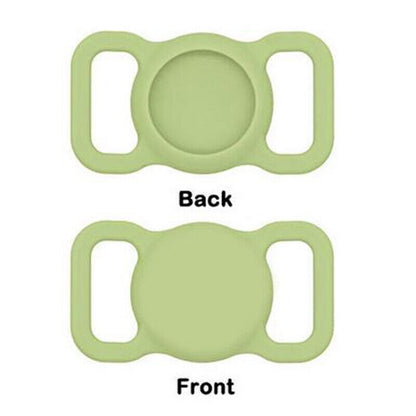  Protective Pet Collar Silicone Apple Air-Tag Tracker Cover.