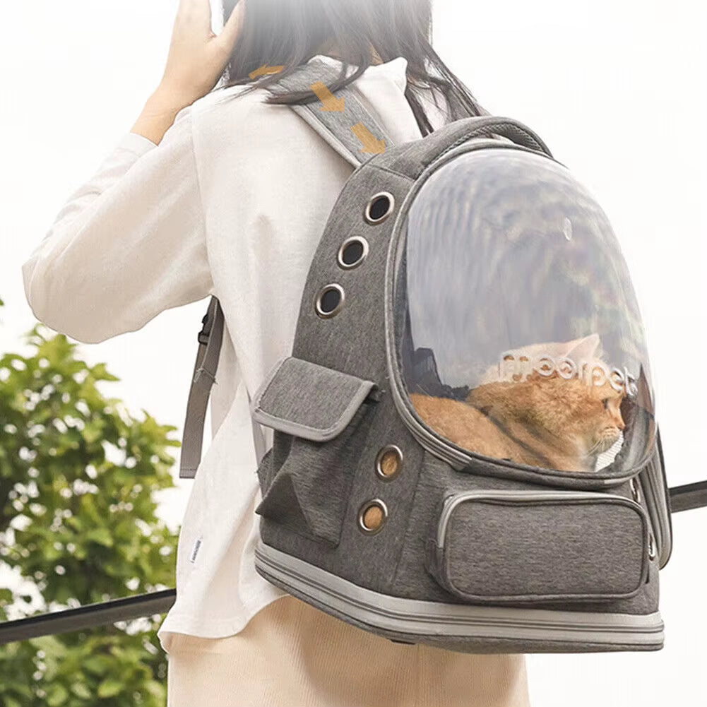 Astronaut Window Dog Cat Carrier Transparent Backpack Pet Travel Bag