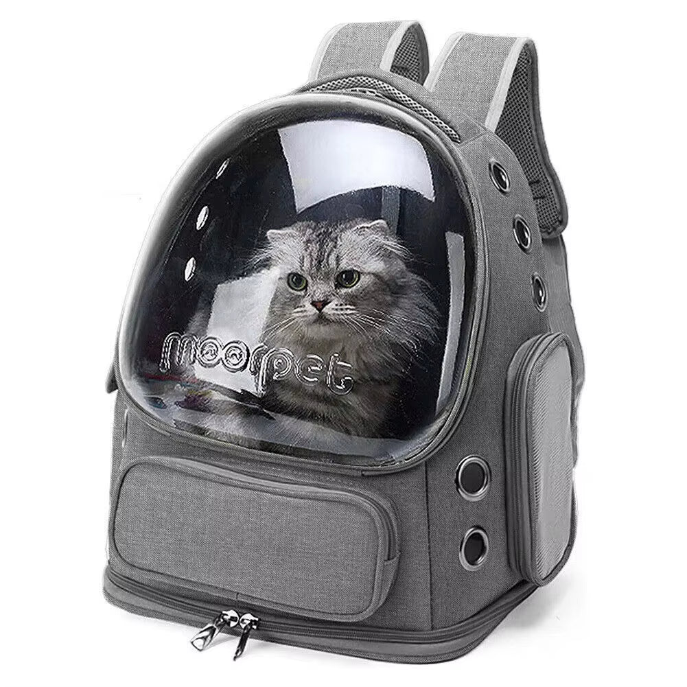 Astronaut Window Dog Cat Carrier Transparent Backpack Pet Travel Bag